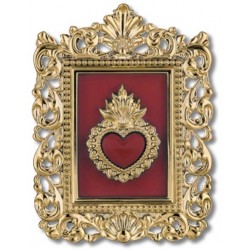 cuore ex voto rosso